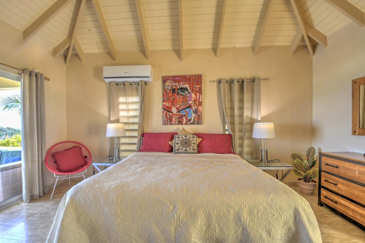 17.Location villa piscine vue mer Oyster Pond Saint Martin_Chambre